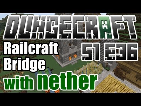 Tekkit: DungeCraft - RailCraft Bridge (1 of 2) - S1 E36