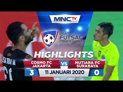 COSMO FC JAKARTA VS MUTIARA FC (FT: 3-0) - Highlights Liga Futsal Profesional 2020