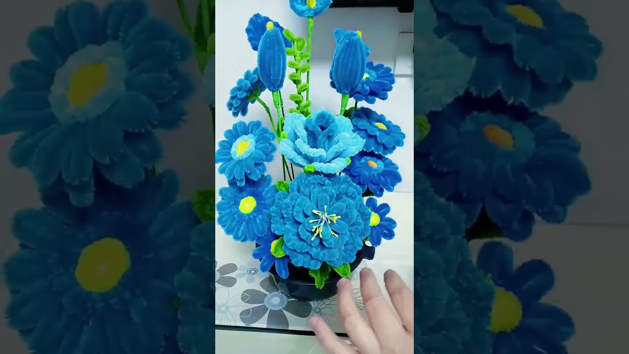 Inspiring Pipe Cleaner Flowers Tutorial 🌸 Easy DIY Handmade Craft Ideas for Moms  #diy #craft