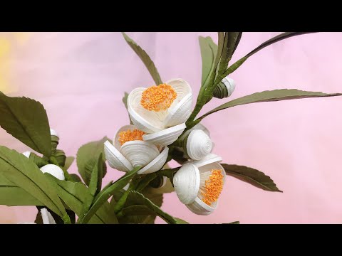 ABC TV | How To Make Camellia Sinensis Paper Flower | Paper Quilling - Craft Tutorial