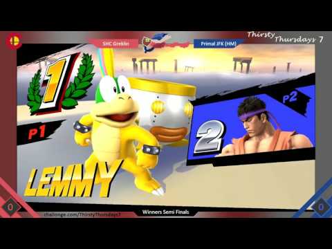 SHC Greklin (Bowser Jr) vs Primal JFK (Ryu, Shiek)