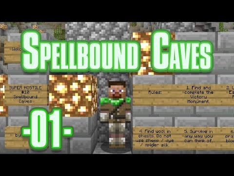 ULTIMATE Minecraft Adventure! Spellbound Caves #01 🔥