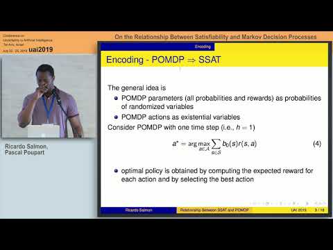 July 25th 7 On the Relationship Between Satisfiability and Markov Decision Processes