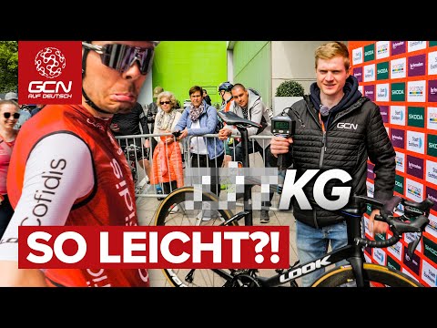 Was wiegen die Rennräder der Profis?