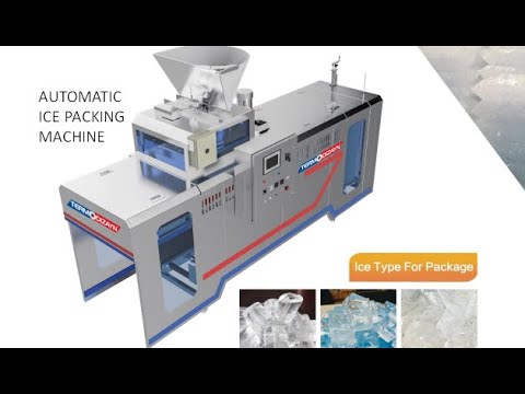 Автоматическая машина для упаковки льда AIP 9000 Видео 6