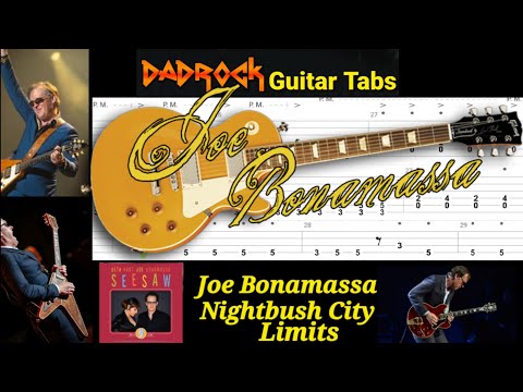 Nightbush City Limits - Joe Bonamassa - Guitar + Bass TABS Lesson