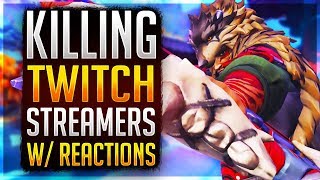THIS GUY IS A GOD Killing Twitch Streamers w/ Reactions #5 (Overwatch Streamers)
