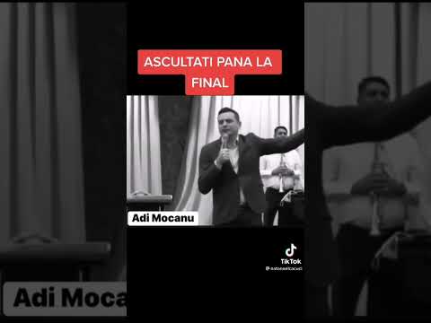 Adi Mocanu o predică în lacrimi
