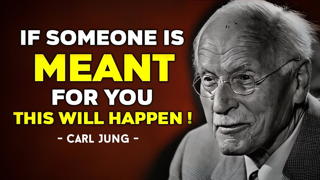 CARL Jung : When The ENERGY of Two SOULS Aligns, No Force Can Keep Them Apart | CARL JUNG PHILOSOPHY