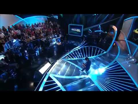 Caio Mesquita e Anderson Freire dando um show no programa do Raul Gil.