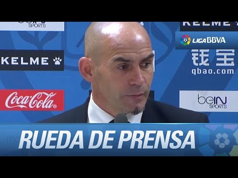 Jémez: "Lo importante era transmitir buenas sensaciones y acompañarlo de buen resultado"