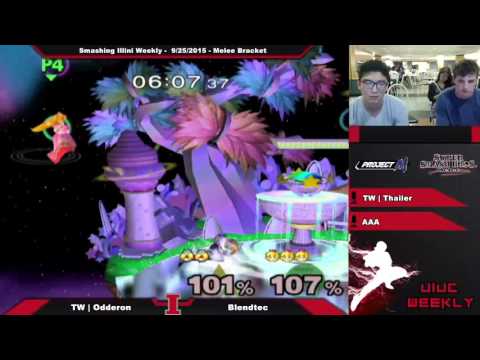 [Smashing Illini Weekly 9/25/15] TW | Odderon (Sheik) vs. Blendtec (Peach)