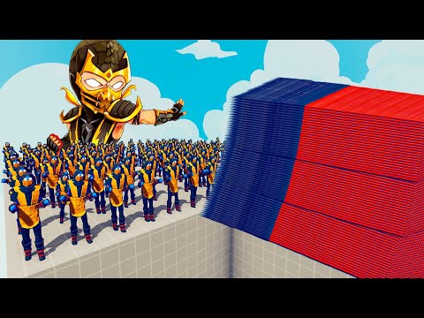 200x SCORPION + 1x GIANT vs EVERY GOD - Totally Accurate Battle Simulator TABS