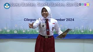 Download lagu JUARA 1 PUISI SUNDA BANTEN JENJANG SD, FTBI SEPROVINSI BANTEN DAN DKI JAKARTA TAHUN 2024 mp3