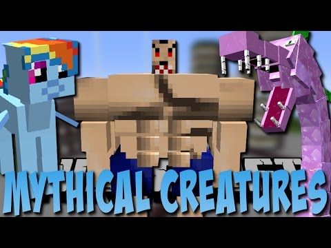 Minecraft MYTHICAL CREATURES MOD (Phoenix, Dragon, MLP and more!)