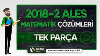 2018 ALES/2 Matematik Soruları ve Çözümleri | TEK PARÇA