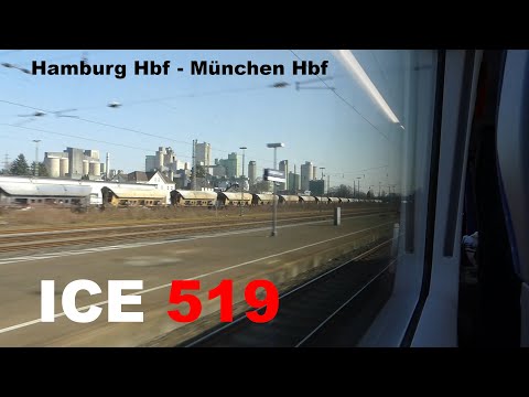 Chaosfahrt im ICE 519 von Hamburg nach München | über Dortmund, Stuttgart