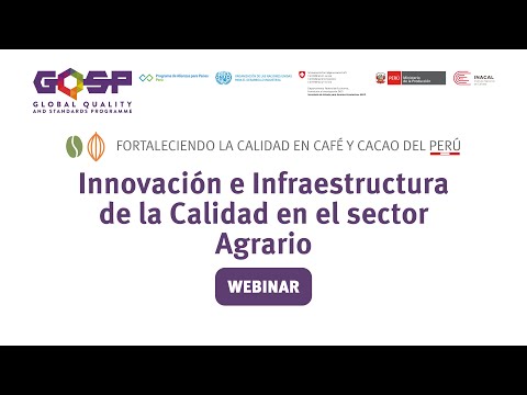 , title : '#Webinar Innovación e Infraestructura de la Calidad en el sector Agrario'