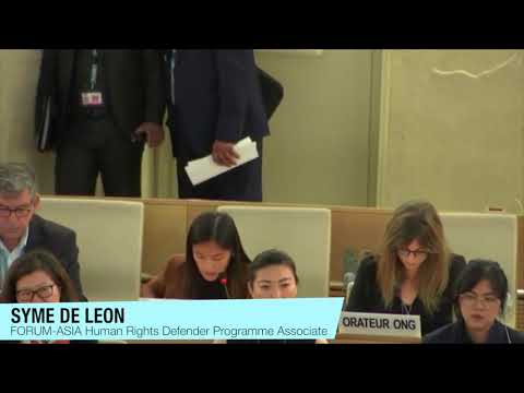 HRC43: Interactive Dialogue with the Special Rapporteur on the situation of human rights defenders