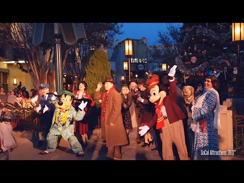 Buena Vista Street Holiday Tree Lighting - Disney California Adventure