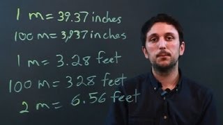 Description of the Meter & Its Equivalents of Measurement in Inches an... : Measurement Conversions