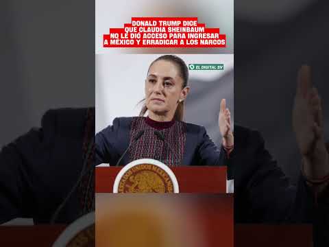 #ultimahora Tensión entre Estados Unidos y México 🚨 Tras petición de Trump a Claudia sheinbaum