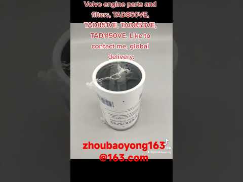 Volvo engine parts and filters, TAD850VE, TAD851VE, TAD853VE, TAD1150VE. Like to contact me,