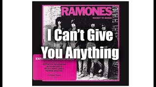 Ramones - I Can&#39;t Give You Anything (Subtitulado en Español)