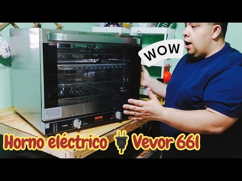 Me compré el horno eléctrico Vevor 66l industrial te muestro el unboxing de este maravilloso horno
