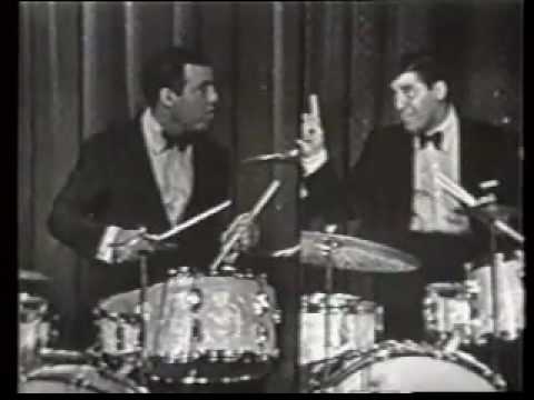 Buddy Rich & Jerry Lewis - Drum Solo Battle