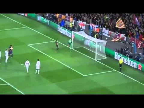 Lionel Messi Goal ( Barcelona 1-0 AC Milan )