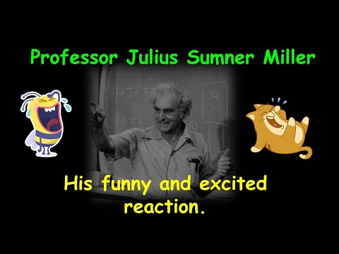 Professor Julius Sumner Miller funny reaction to the collapsing can.