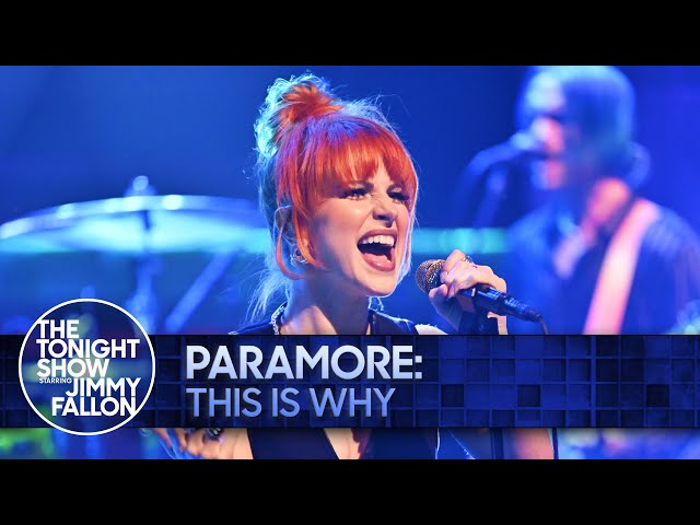 Paramore: This Is Why | The Tonight Show Starring Jimmy Fallon