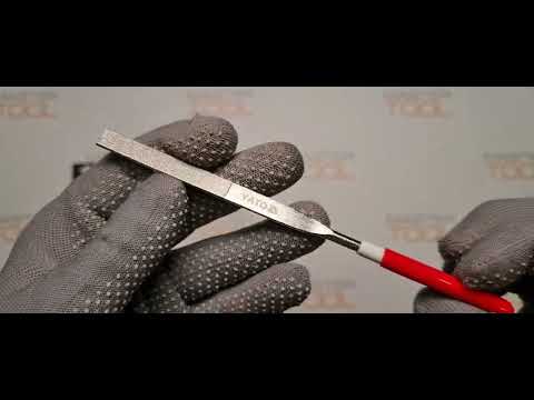 Надфіль алмазний YATO плоский, l= 160/50 мм, b= 4 мм [80/800]