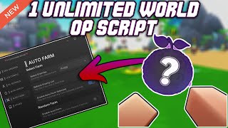[NEW] ⛩️+1 Unlimited World ⛩️ OP Script (2025) PASTEBIN - Auto Farm | Kill Aura | Auto Hatch & MORE