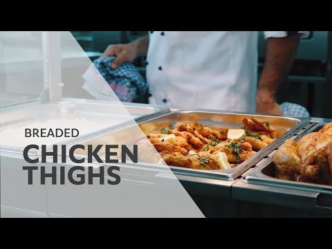 Recipe: Breaded chicken thighs I Pan fried in the RATIONAL SelfCookingCenter