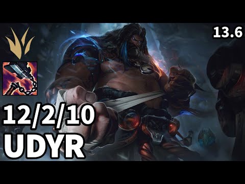 Udyr Jungle vs Lee Sin - KR Master  | Patch 13.6