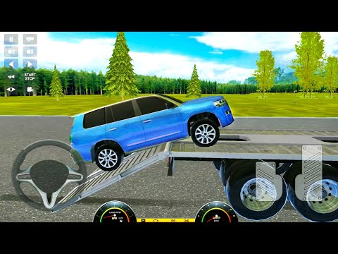 Car Transport Truck Simulator 2021 - Trailer Trucks Driver - Android Gameplay