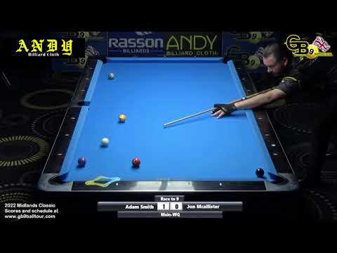 Main Event Winners Qualifier - Adam Smith vs Jon Mcallister