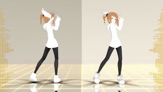 【MMD】グッバイ宣言 [goodbye sengen](1番サビだけ Short ver.)[back side ＆ mirror][60fps]【初音ミクカバー】