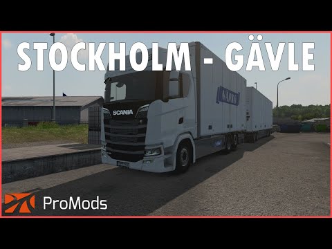 Euro Truck Simulator 2 - Stockholm to Gävle