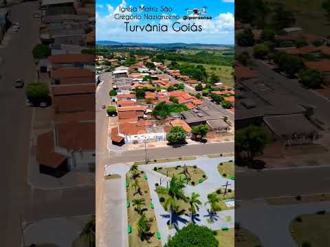 TURVÂNIA GOIÁS, PROJETO VISÃO AÉREA - IGREJA DE SÃO GREGÓRIO NAZIANZENO.