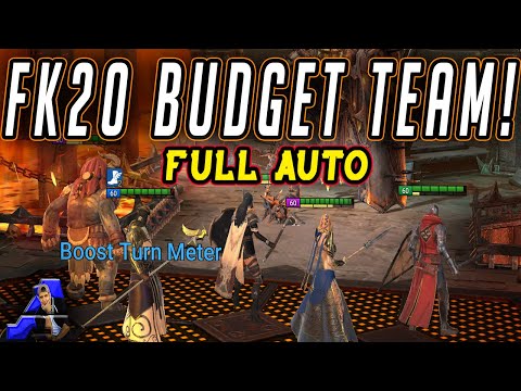 FIRE KNIGHT 20 All Rare Auto Team? | Budget FK 20 Team! | Raid: Shadow Legends