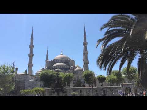 Blue Mosque Call to Prayer Battle in Istanbul