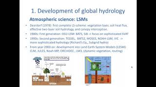 2017: Global hydrology and Water Resources: Review, Trends, and Directions