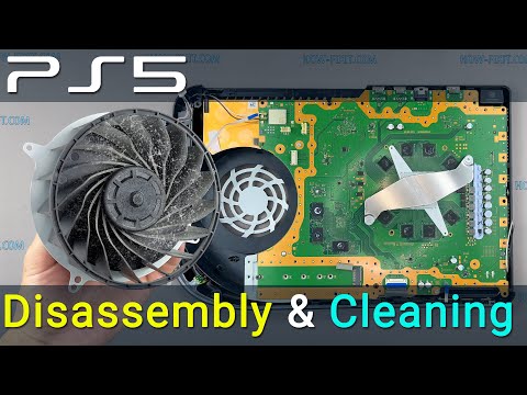 PS5 Disassembly & Dust Cleaning | How to Fix PlayStation 5 Overheating