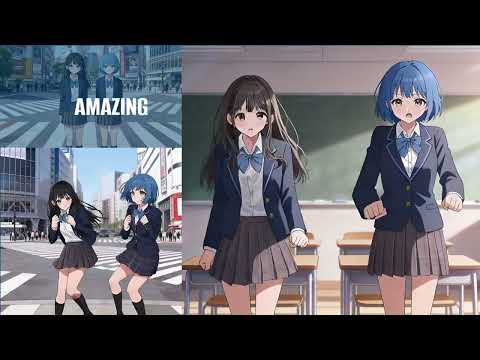 Girls Action Battle Vidu Q3 AI Movie