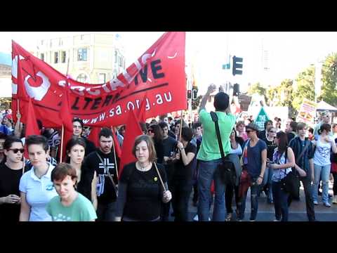 CityOfSydney.Tv Equal Marriage Rights Rally 14082010 March ArrivesTaylor Square Chant