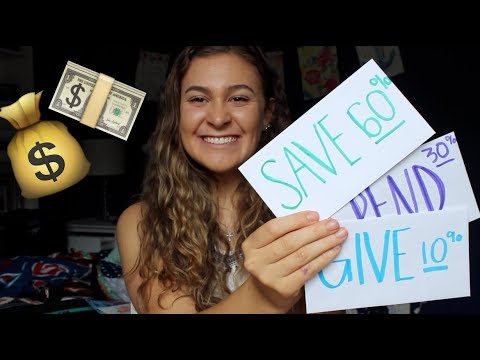 How a Young Person can Organize their MONEY Wisely! (Save, Give, & Spend)