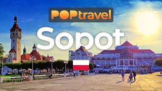 SOPOT, Poland - Monte Cassino and Beach - 4K